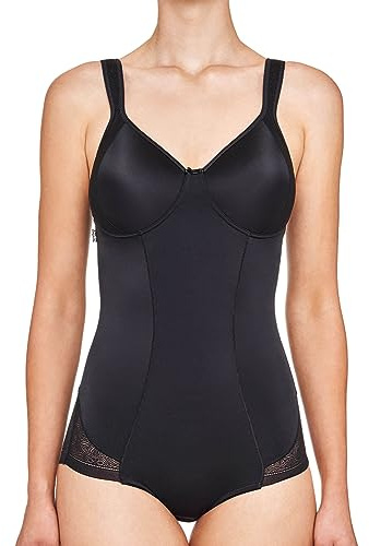 Susa Body ohne Bügel Milano I Body Shapewear Damen stark formend I Frauen Mieder I Softer Bodysuit mit Shaping Effekt I Formt Taille, Bauch und Po