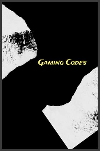Gaming Code and Cheat Sheet Notebook for Gamers.: Cool Design 6x9 100 pages perfect for keeping up with game codes and cheat sheets
