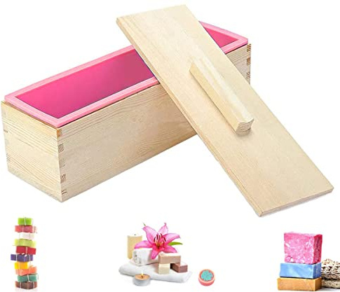 Fai Da Te Saponette in Silicone, Stampi Rettangolo, Set Cioccolato Biscotti, stampo