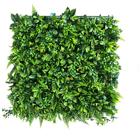 True Products Premium Artificial Green Living Wall Green Fern Plant Panel Indoor or Outdoor UV Stable 50 x 50cm