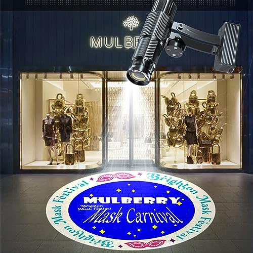 Projecteurs de logo personnalisés 20/30/60/90/110 W pour projection, publicité d'entreprise, projection ou mur extérieur étanche HD LED mariage cinéma maison enfants adultes décoration de chambre