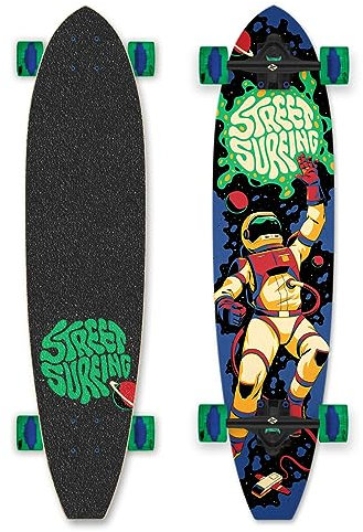 Street Surfing Longboard Cut Kicktail 36'' Astronaut