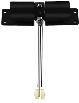 MUHM Stille Pufferung Türschließer Zimmertür Einfache Schiebetür Diebstahlsichere Tür Automatischer Türschließer Haushalt (Color : White)