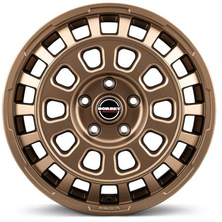 4x Borbet Felgen CW7 7.5x18 ET43 5x120 bronce matt kompatibel mit VW Amarok T5 T6 T6.1 Multivan T6.1 Transporter T7 Touareg