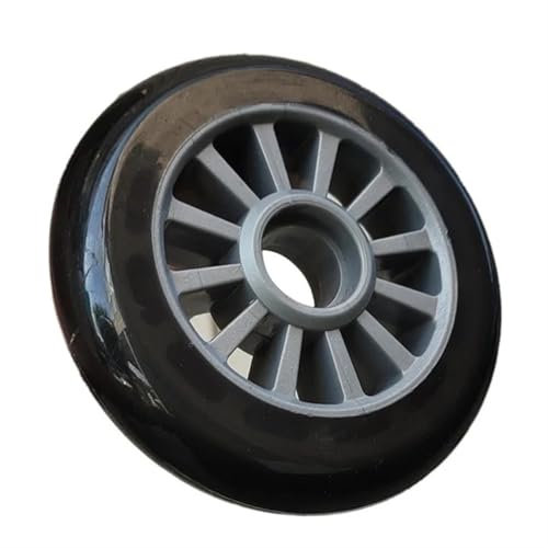 LPHFDCS Skater Roller 100 mm Inline-Skate-Rad mit Lagern, hohe Elastizität, Hinterrad-Sohle, Skate-Skating-Rad, Rollschuh-Schuhe Inline Skates RäDer(Silver Gray)