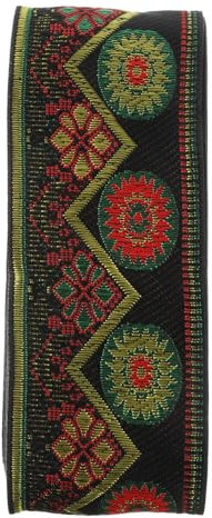 TEHAUX Stickereibesatzband Mit Blumenmuster Diy-kleidungszubehör Aus Polyester Stickband Für Kissenbezugkanten Hochzeitsbesatz Kostüme Und Mehr Hand Und Maschinenwaschbar Langlebig Und
