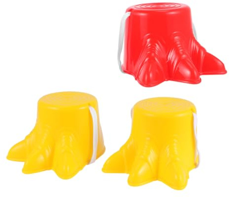 Hemobllo Kinder Stelzen 2 Paar Balancierspielzeug Aus Kunststoff Verstellbar Mit Cartoon Design Laufstelzen Für Balance Training Und Koordination Im Freien