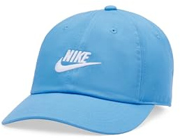 Nike Kid's Club Unstructured Futura Wash Cap, University Blue/White, 1SIZE