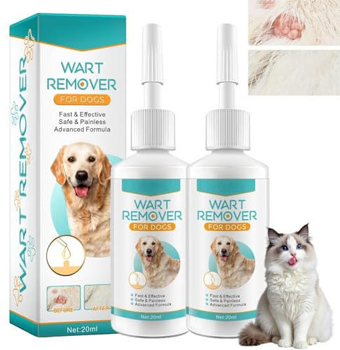 2PCS Wart Remover for Dogs,Verruca Treatment & Wart Removal for Pets,Advanced Dog Wart Removal Treatment,Effective Wart Liquid for Dog,Safe Verruca Remover,Natural Dogs Wart Removal Treatment