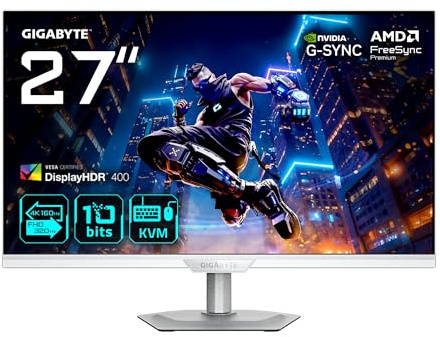 GIGABYTE M27Q2 QD Monitor Gaming 27” QHD - 2560 x 1440, 200Hz, 1ms, 350 CD/m², FreeSync Premium, Display HDR400, HDMI 2.0, DisplayPort 1.4