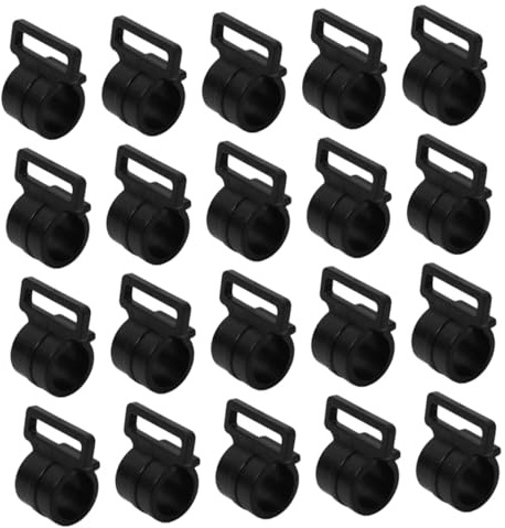 PENIKOKO 30 Pezzi Clip a C in Plastica per da Campeggio Accessori per Tende Gancio di Sospensione Resistente Morsetti per Teloni per Campeggio Escursionismo e Viaggi