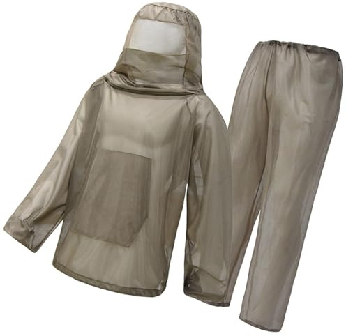 SHYYOULQE Outdoor Mosquitoes Meshes Clothes Fishing Camping Beekeepers Meshes Hoods Breathable Suit Honeys Harvesting Clothing Enduring Outdoor Mosquitoes Mesh Clothes
