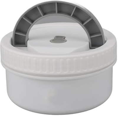 Contenitore Sigillato Portatile per Pranzo Al Sacco Isolato in Acciaio Inossidabile per Bambini Adulti Uffici Picnic per Materiale Alimentare da 470 Ml (WHITE)