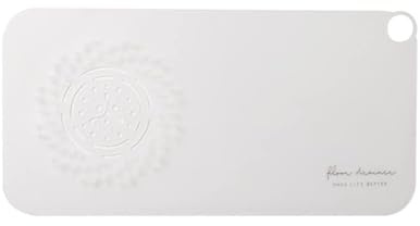 Silikon Abflusssieb, Abfluss Haarfänger, Badewanne Falle für die Dusche (Weiß)