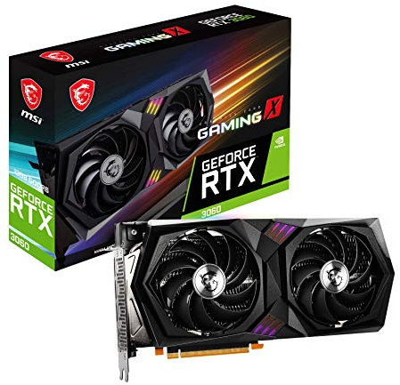 MSI Gaming GeForce RTX 3060 Carte Graphique 12 Go 15 Gbps GDRR6 192 Bits HDMI/DP PCIe 4 Twin-Frozr Torx Fan Ampere RGB OC (RTX 3060 Gaming X 12G)