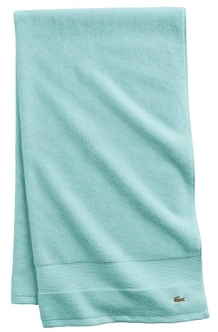 Lacoste Heritage Supima Cotton Bath Towel, Mint, 30 x 54