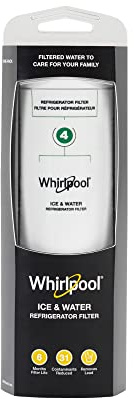 Whirlpool® Refrigerator Ice and Water Filter 4 - WHR4RXD1, Single-Pack, Green