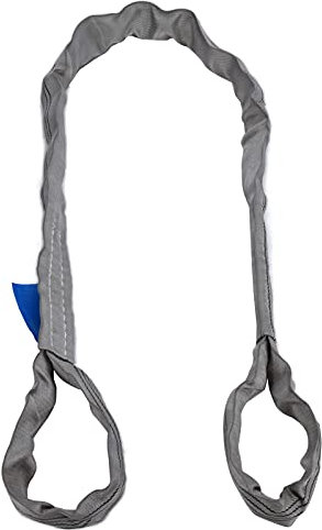 Eslinga de Elevación Redonda 4T, Doble Hebilla, Correas de Bucle de Grúa PES, Suministros de Grúa para Ingeniería de Energía Eléctrica (5 m (16,40 pies))