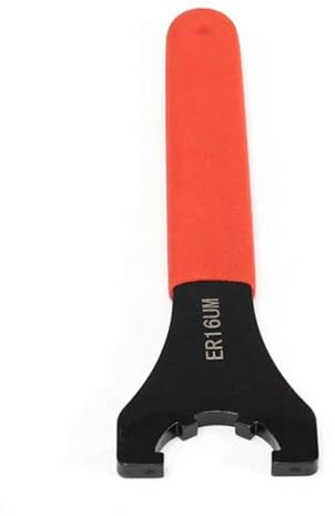 TopHomer Chiave per mandrino a pinza, chiave per fresatrice, chiave per tornio, chiave per dadi di serraggio, accessori per motore per tornio, fresatura macchina per incisione (ER16 UM)