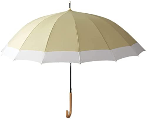 ZUOZUIYQ Regenschirm Einfarbiger Golfschirm Tragbarer Stockschirm Automatisches Öffnen des Baldachins Belüfteter Regenschirm Sonnen- und Regenstockschirm für Damen Golfschirme