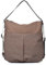 KCB Bolso Mochila Match | Estilo Moderno y Espacioso | Diseño Versátil y Convertible | Ideal para el Día a Día | Asas Ajustables | 100% Vegano | Color Taupe