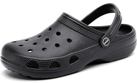 Lakeland Active Mule - Zoccoli da Giardino Unisex, in Rete Traspirante, Zoccoli Classici, Antiscivolo, Pantofole estive, Nero, 46 EU