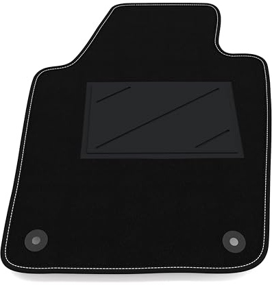 Tappetino Auto SOLO LATO GUIDA 1pz compatibile con Volkswagen POLO 6R 2009-2014 | 1 tappeto su misura in moquette
