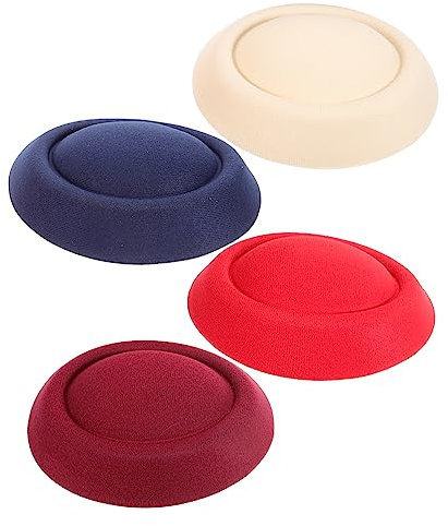 KICHOUSE 4stücke Mini Hut Basen Aus Robustem Material Ergonomisch Geformt Für Komfortables Tragen Für Diy Lolita Hüte Haarschmuck Brautzubehör Und Kreative Bastelprojekte
