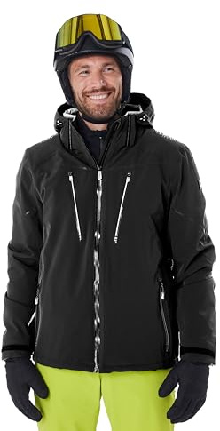Killtec Herren Ksw 50 Mn Ski Jckt Skijacke/Funktionsjacke mit abzipbarer Kapuze, Schneefang und Unterarmventilation