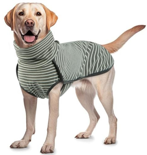 Hjyokuso Hundepullover, Hundemantel Fleece, Pullover Hund, Hunde Pullover für kleine, mittelgroße, große Hunde, Warmer und Leichter Hundepulli, Wintermantel Hund, Outdoor Hundemantel, Hundejacke