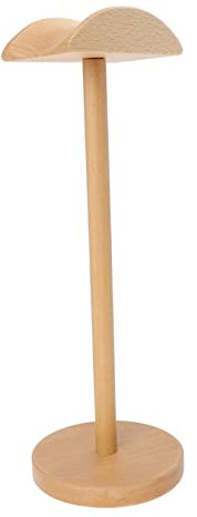 RORPOIR Holz Kopfhörerhalter Buche Headset-ständer Kopfhörerständer Ohrhörerhalter Desktop-Organizer Schreibtischständer Aufbewahrungssystem