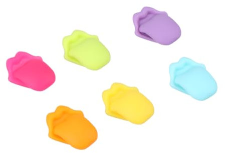 UTHCLO 12pcs Red Lip Wine Glass Markers Silicone Drink Markers for Events Cup Marking Tags Food Grade Silicone Dry Erase Shape Drink