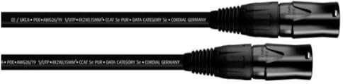 Cordial 15562 Câble réseau RJ45 CAT 5e S/UTP Noir 15 m