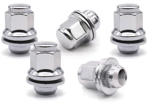Siuku Tuercas Rueda Compatible con Infiniti para EX35 2008 2009 2010 2011 2012 Tuercas de Rueda de Coche M12* 1,25