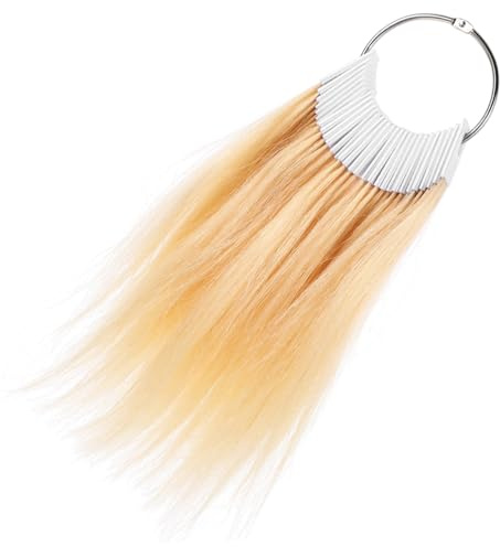 Gogogmee Échantillons de Teinture Capillaire en Cheveux Humains Véritables 30 Pièces pour Test de Couleur et Analyse Capillaire Professionnel ou Individuel