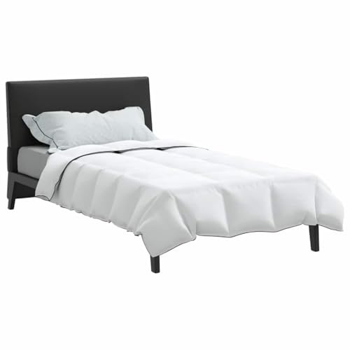 vidaXL Set di Coperte in Piuma di Lusso per Letto - Coperta Bianca per l'inverno