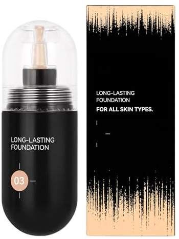 Fondotinta Liquido | 30ml Fondotinta Effetto Mat - Base Trucco Idratante a Lunga Durata Controllo Lucido per Donne e Ragazze Ogni Tipo di Pelle