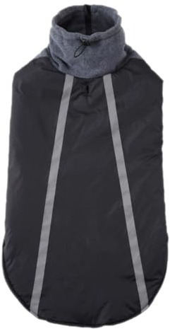TOYZFRIENDY Winddichter Reflektierender Wintermantel für Große Hunde Hundejacke aus Atmungsaktivem Material Hundebekleidung für Regen und Outdoor