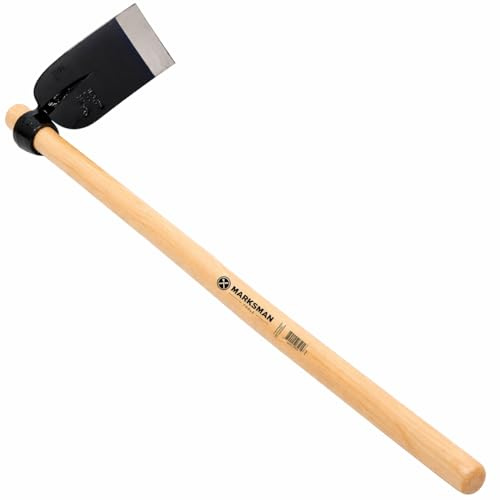 Heavy Duty Garden Hoe with 120cm Wooden Handle & 1.3kg Forged Steel Head – Durable Ash Wood Shaft, Strong Cultivator Tool for Digging, Weeding & Soil Preparation