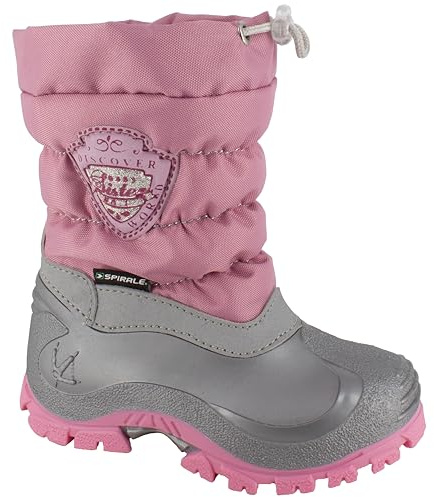 Spirale Sabrina, Stivali da Neve Bambina, Rosa, 28 EU