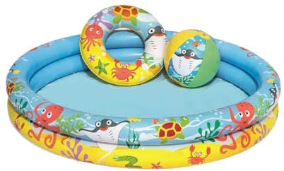 Bestway 51124-2 Piscinetta per bambini Barriera Corallina, 2 anni+