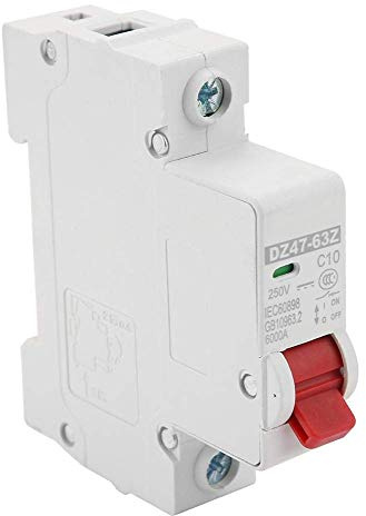 Leitungsschutzschalter Dz47-63z-1p 10a DC Leitungsschutzschalter Leckage Schutz Luftschalter Haushalts Schutz Überstromauslöser Sicherungsautomat