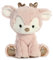 Aurora, 99068, Glitzy Tots Reindeer, 8In, Soft Toy, Pink, Medium