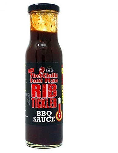 Chilli Jam Man Rib Tickler BBQ Sauce Hot, 225ml RIB003
