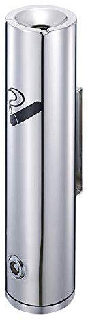 Aschenbecher 48cm 1.8L Aluminium-Legierung Außenzylinder Wandascher Cigarette Ash Bin Edelstahl