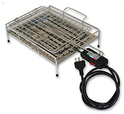Stella Soc. Coop. Bistecchiera griglia elettrica in acciaio inossidabile 1900 Watt Made in Italy la Stella - G6