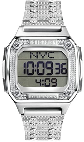 Philipp Plein Damen Digital Armbanduhr Hyper $Hock