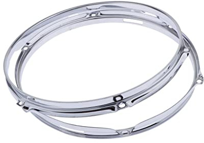 Chromdruckguss tom Snare Ringe PAAR 12 6 Ohr/Loch/Ohr