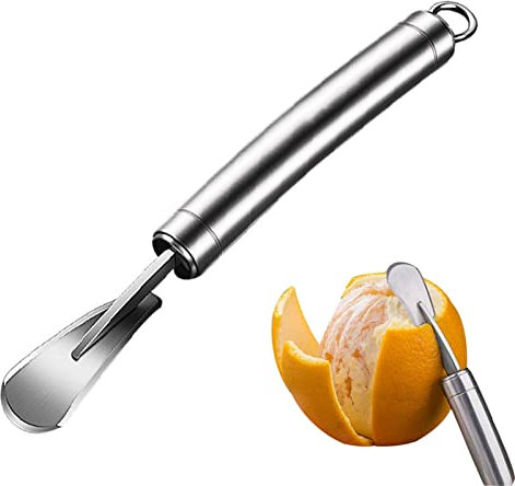 Maodom Coupe-épluche-Orange,Éplucheurs d'agrumes Orange en Acier Inoxydable - Outil d'ouverture d'éplucheurs d'Cuisine pour éplucheur d'oranges