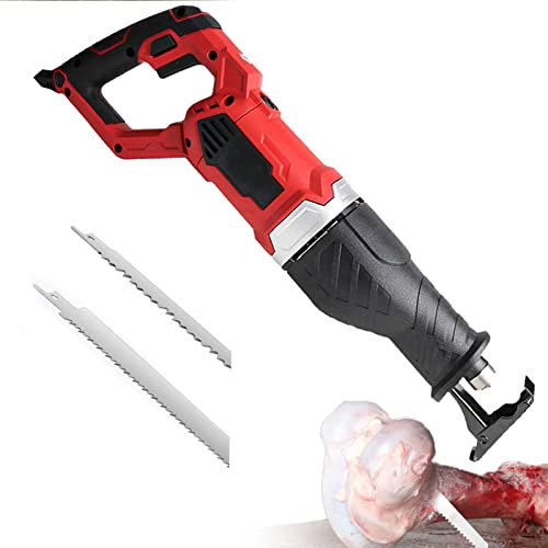 SHENGSHIYU Scie à Os Boucher électrique 220 V, Scie Boucher Professionnelle pour Couper Viande Et Les Os Congelés, Scie Viande Couteau électrique, Meilleur Choix La Coupe D'os,Red-1300W